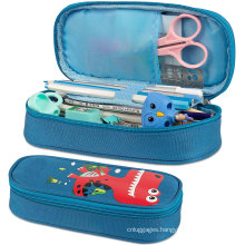 Wholesale Custom Cute Big Capacity Durable Kids Children School Pencil Case Pencil Bag with Zipper